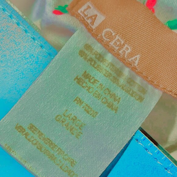 La Cera Holly Berry Christmas Nightgown Sz L Cottagecore Modest Grandmacore - Picture 8 of 8